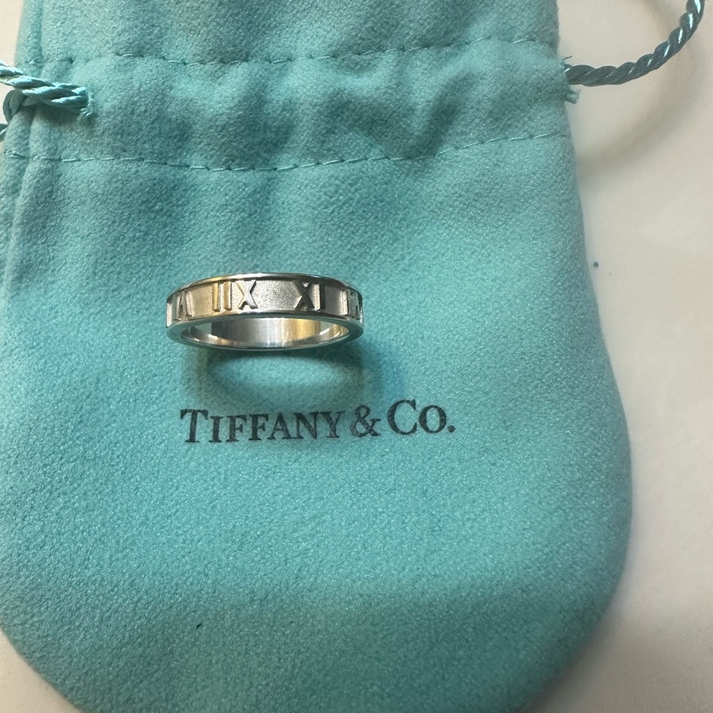 🔹Authentic Tiffany & Co. Silver Roman Numeral Band 🔷 - Picture 2 of 4